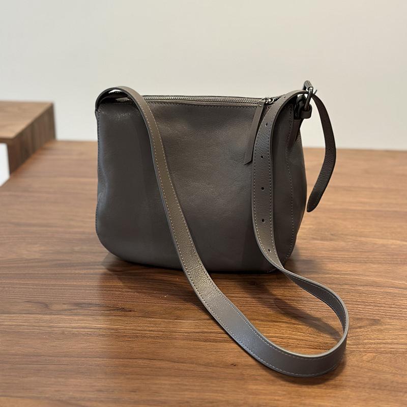 Johnature Простые женские сумки через плечо из натуральной кожи, мягкая коровья кожа, однотонные, универсальные сумки кроссбоди