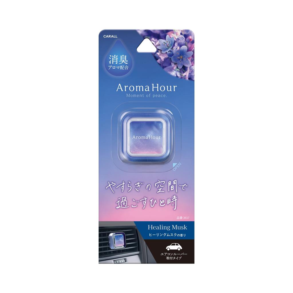 Харукадо 3617 Ароматный клип для автомобиля Carall Aroma Hour Исцеляющий мускус