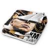 Pipini M-Mbappes Novelty Football  Fleece Throw Blankets Funny  Blankets for Sofa Bedroom Warm Bedroom Quilt,