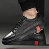 Fashion Men Shoes Genuine Leather Sneakers Mens Shoes Casual Lace Up Designer Black Flats Sapatos Masculinos Casuais Couro