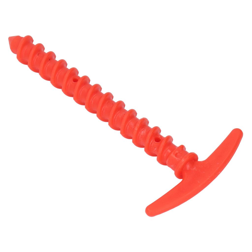 10 шт. Пластиковые колышки для палатки 5,7 дюйма Т-образной формы спиральные грунтовые колья анкеры колышки для брезентов навесов кемпинга пеших походов