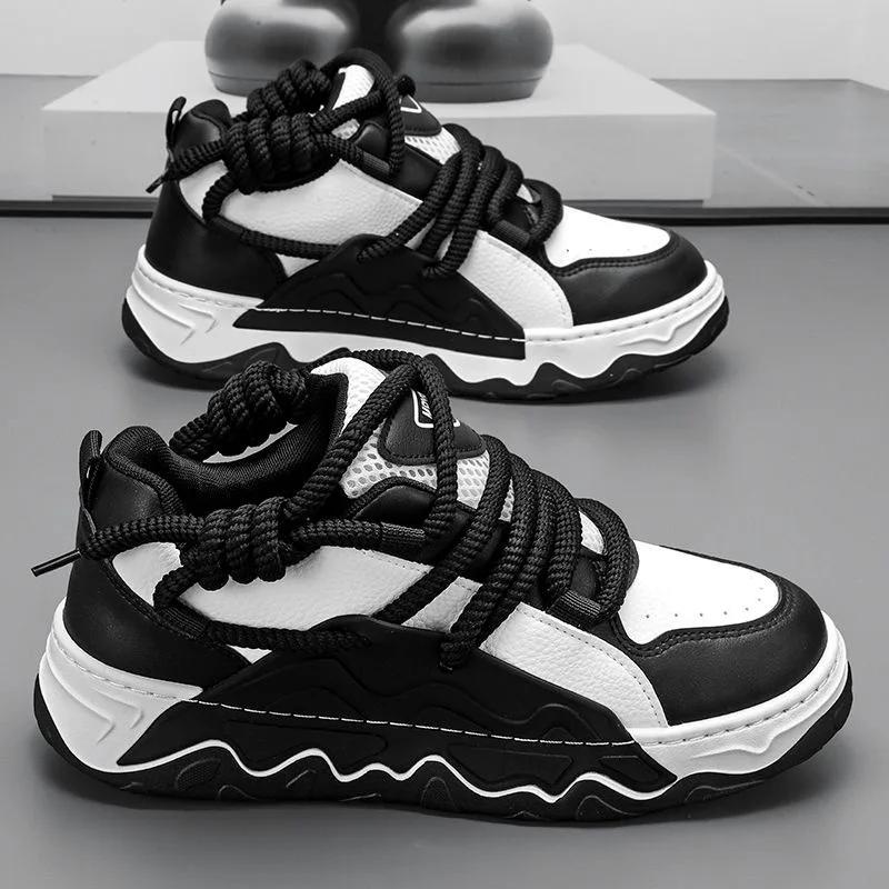 Оригинальные дизайнерские мужские кроссовки, модная повседневная обувь для отдыха на открытом воздухе, корейская версия, обувь для уличного скейтбординга для мужчин, обувь для тенниса на платформе