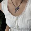 Легкое ожерелье с кисточками и подвеской-лошадкой Стильная вощеная веревка Цепочка на шею Стильные украшения на шею Подарок для сестры Лучшего друга