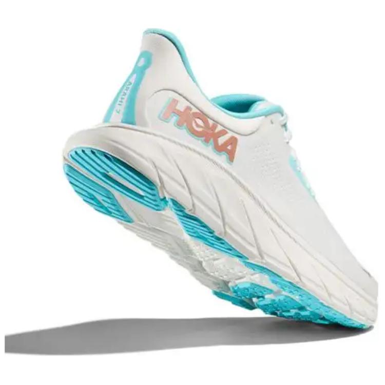 HOKA Arahi 7 Frost Rose Gold Women Sneakers White 1147851-FTRS