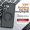 Чехол для Samsung Galaxy S26 Ultra Матовый Замороженный Приятный для кожи 360° Вращающаяся Магнитная Подставка Не желтеющий Защита от отпечатков пальцев