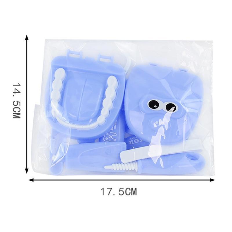 Костюм из 9 предметов, детский набор игрушек для моделирования стоматолога, хороший подарок для детей, интерактивный набор игрушек для ролевых игр дантиста