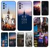Samsung Galaxy A32 5G Black Waterproof Art New York City Designs Soft Plastic Phone Bags Shell For Samsung A32 4G 6.4