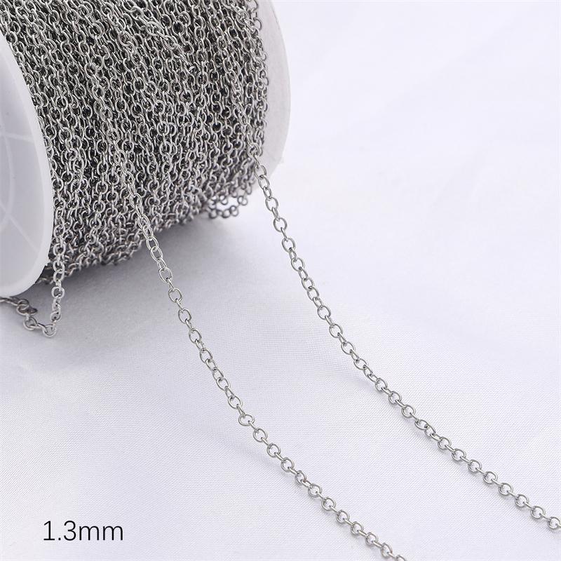 1 метр медной цепи хвост цепи для DIY ожерелья браслета серег ювелирных изделий ремесленных аксессуаров