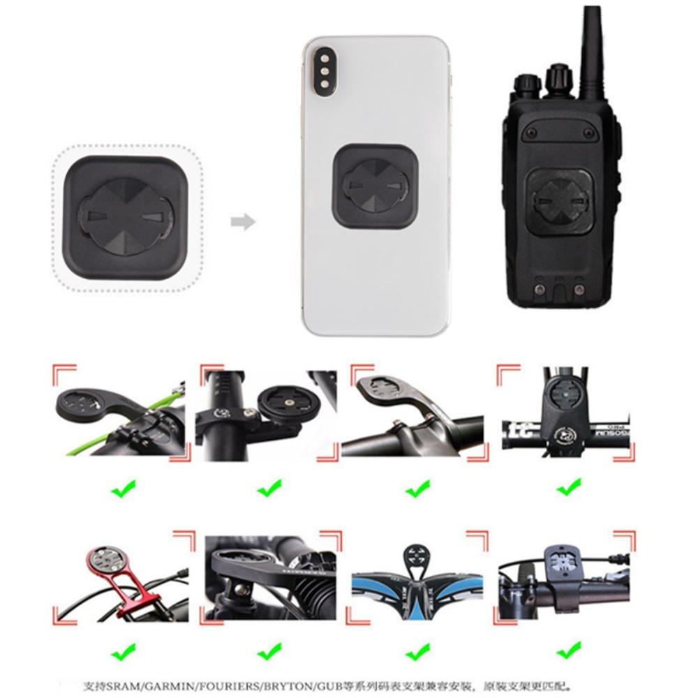 Mount Bike Cellphone Back Buckle Bicycle Mobile Phone Sticker Bike Computer Adapter Phone Holder