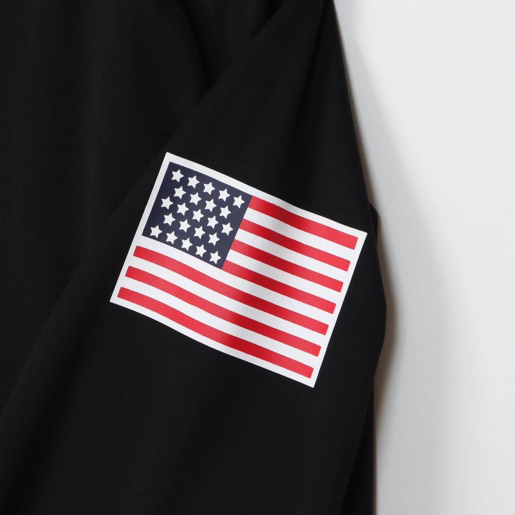 Champion Long Sleeve Stretch Windproof Zip Hooded Jacket with Men's Anti-Static Water-Repellent One-Point Logo, Black, C3-ZG601