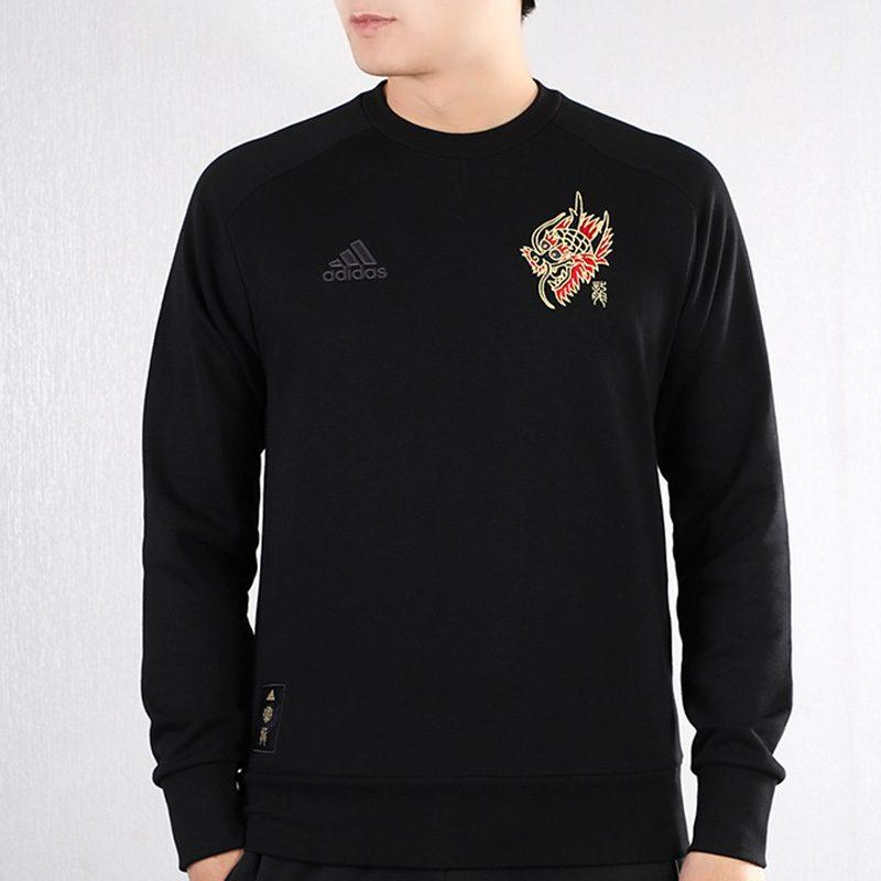 adidas Свитшоты Manchester United Мужские с круглым вырезом Средняя посадка Обычные GH0029