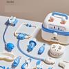 Simulation Dentist Box Kid Stethoscope Doctor Set Nurse Tools Bag Toys  Cosplay Party