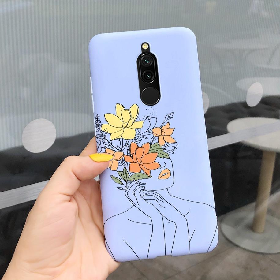 Популярный лавандовый чехол для Xiaomi Redmi 8 Чехол 2021 Мягкий тонкий силиконовый ТПУ чехол для телефона Funda для Xiomi Redmi 8 Coque Чехол Redmi8