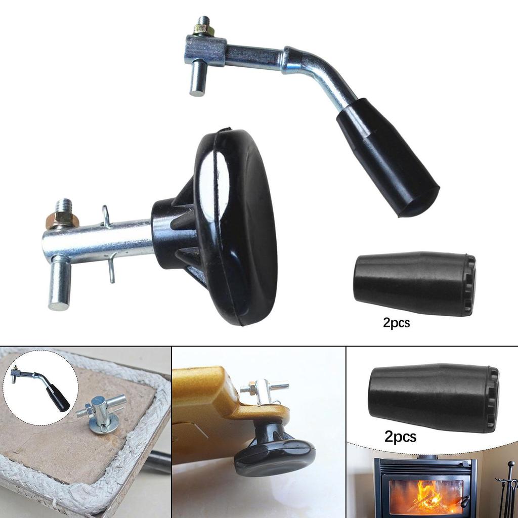 Ручка дверцы камина Высокая термостойкость Сделай сам Прочная Замена