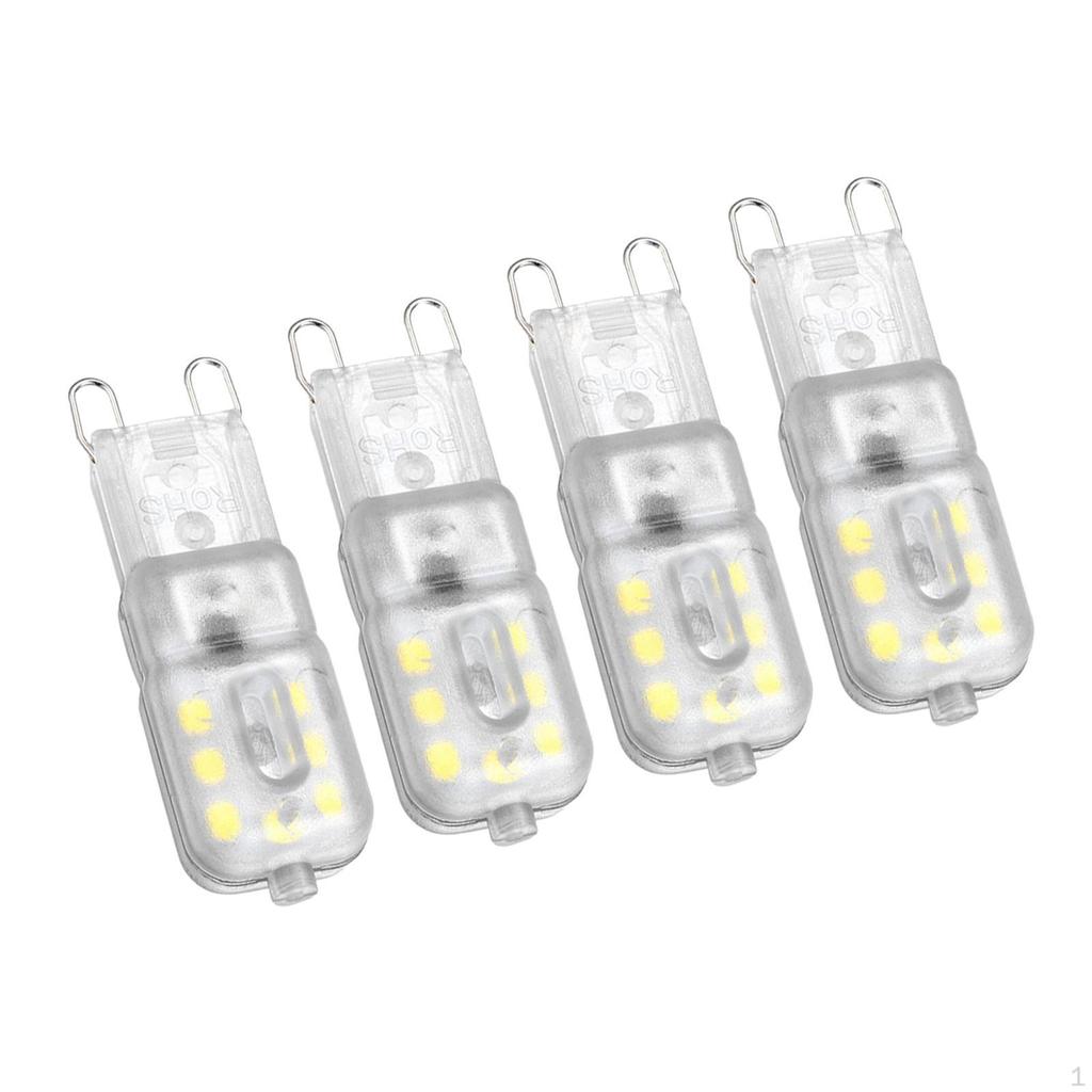 4 G9 LED Bulbs, Corn Lamp, Chandelier, Light for Landscape Lighting, Desk Home