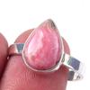 Natural Rhodochrosite Gemstone Handmade 925 Solid Sterling Silver Ring S.9 Q8v77
