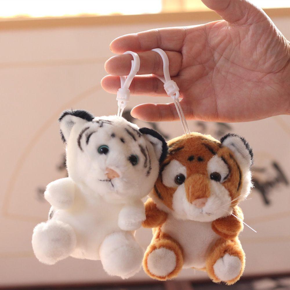 Little Tiger Cute Animal Coin Purse Car Key Ring Ornaments Women Key Chain Chinese Style Pendant