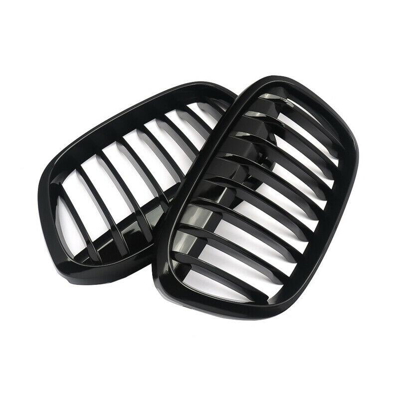 Передний бампер, решетка для почек, гоночная одинарная двойная решетка, подходит для BMW X1 F48 F49 2016-XDrive, автомобильные аксессуары, модифицированные