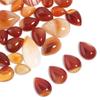 2-10pcs Droplet shape Natural Stone Cabochons Onyx Malachite Amethyst Cabochon Beads Cameo For DIY Earrings Necklace Accessories