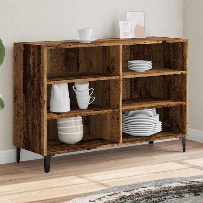 VidaXL Buffet Old Wood 103,5x35x70 Cm Engineered Wood 856452