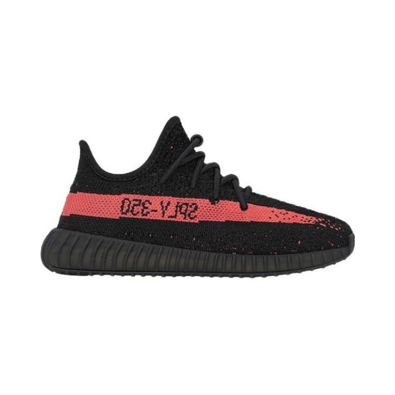adidas Детские кроссовки Yeezy Boost 350 V2 Core Black Red HP6591