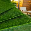 1-2 Set DIY Artificial Grass Mat Carpet for Train Railway Scene 15/30cm Square, 3mm 5mm 8mm Thick