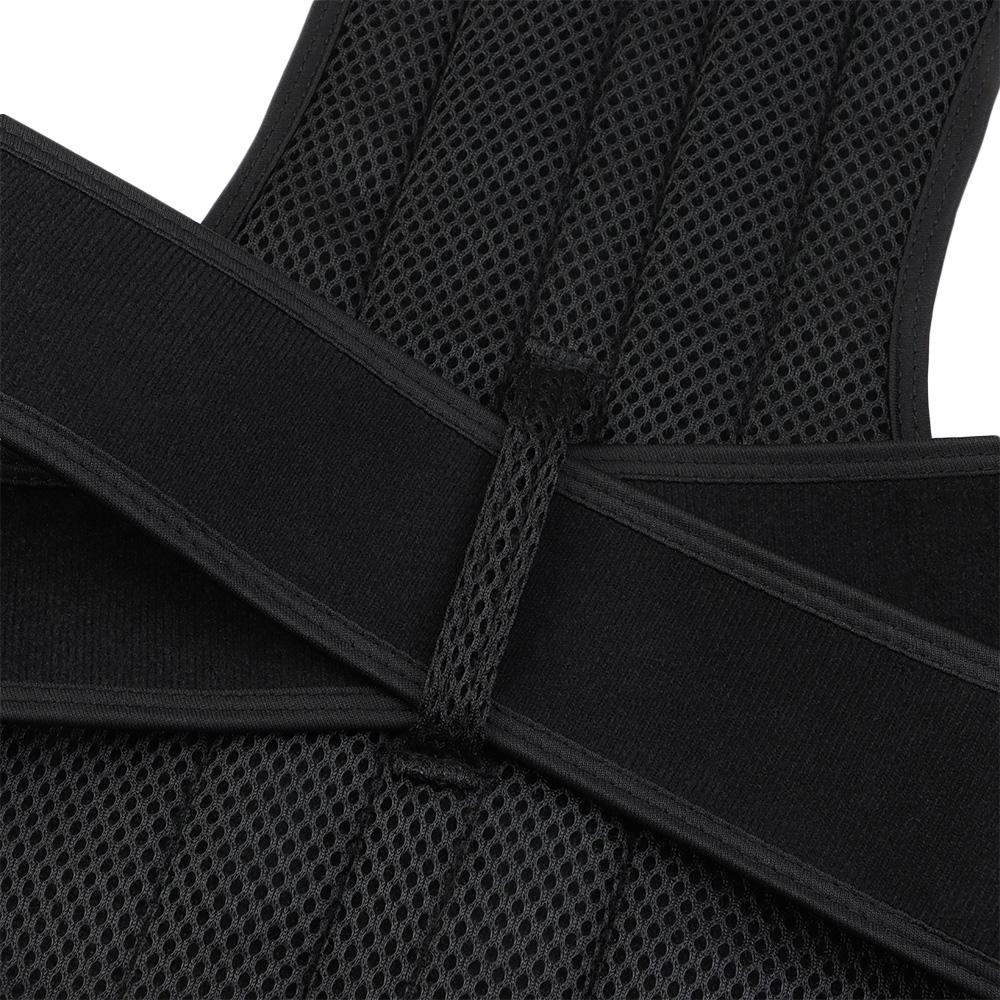 Черный корректор осанки регулируемый пояс для спины спортивный защитный корректор унисекс