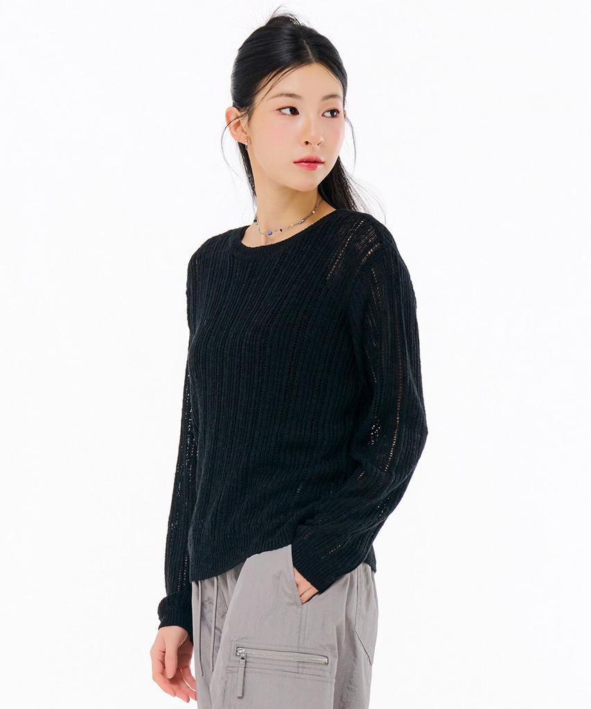 CHASECULT Women'S Net Knit Sweater-Fbrg5671C03