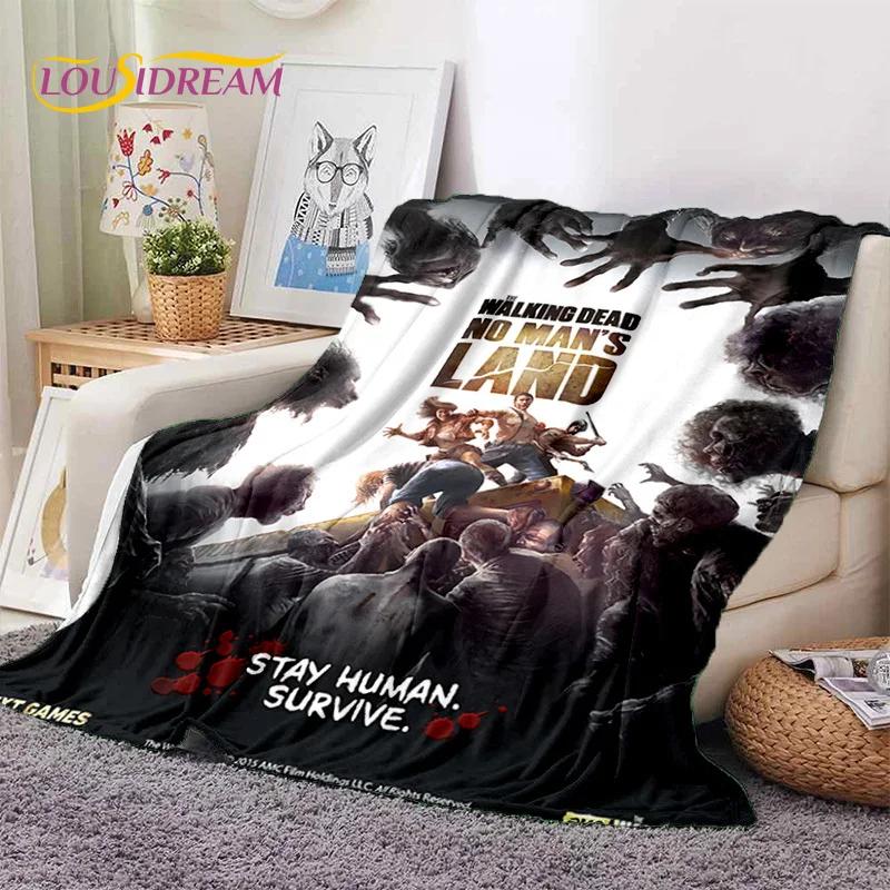 The Walking Dead Lincoln TWD Soft Flannel Blanket for Beds Bedroom Sofa Picnic,Throw Blanket for Cover Outdoors Leisure Nap Gift
