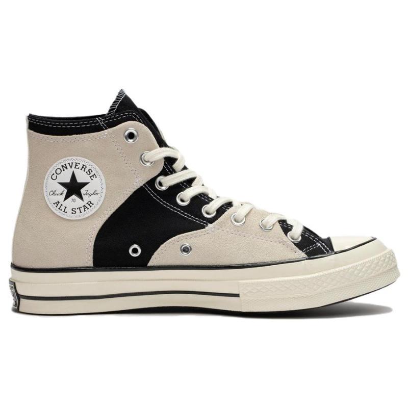 Converse Chuck 70 Удобные Повседневные Износостойкие и дышащие парусиновые кеды с высоким верхом унисекс бежевые и черные