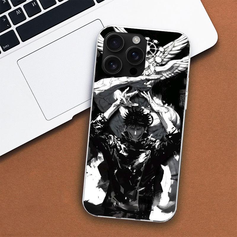 Чехол для телефона Kaisen J-Jujutsu Sukuna Mahoraga Для iPhone 11 12 13 Mini 14 15 Plus 17 Air 16 Pro Max 16E 7 8 SE 2020 Индивидуальный Pri