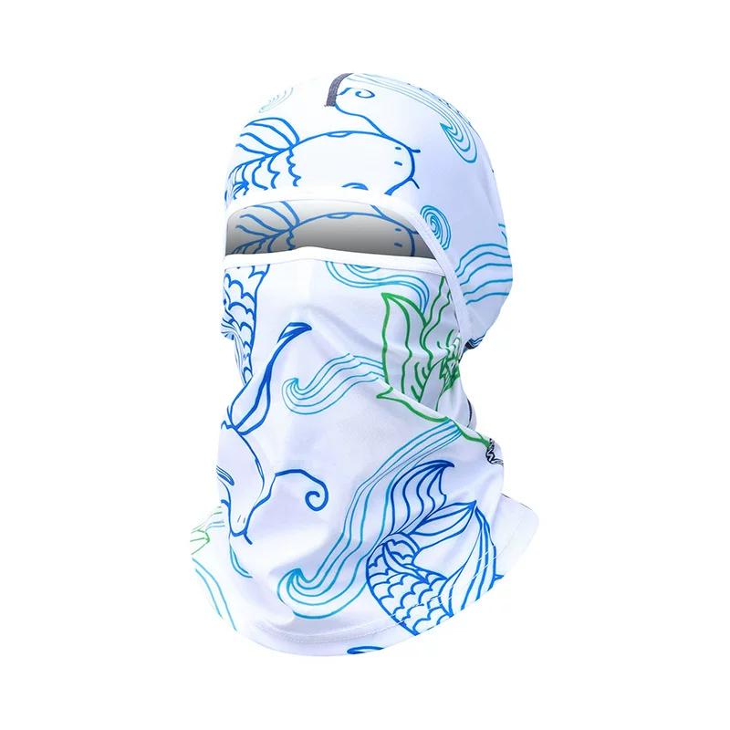 Sun Protection Neck Scarf, Summer Ice Silk Headscarf, Cycling Outdoor Sports Mask, Men's Full Face Forehead Protector, Thin Breathable Headscarf for
