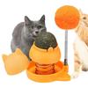 Настенные игрушки с кошачьей мятой Вращающиеся шарики для вылизывания кошек Съедобные и полезные С пружинным шариком Пузыри с кошачьей мятой Лизунцы для кошек Шарик с кошачьей мятой