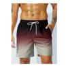 Beach Shorts, Informal Hawa Style Trend Steps for Outdoor Summer Clothing Printed Shorts