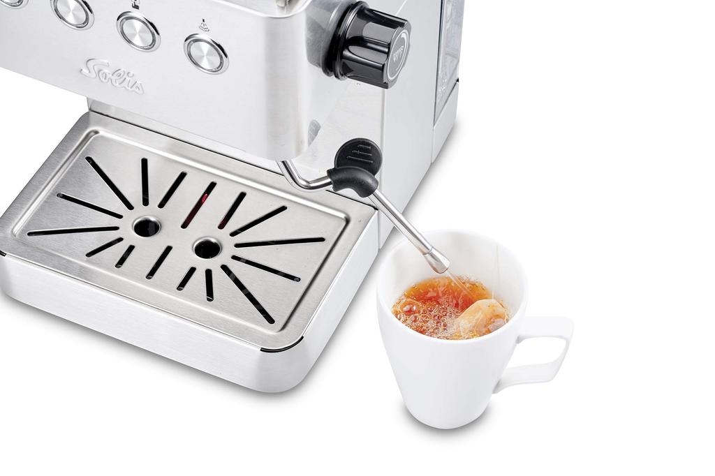 Эспрессо-машина Solis Barista Gran Gusto, серебристая SK1014