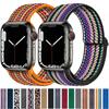 Нейлоновый ремешок-петля для Apple Watch Band 44 мм, 40 мм, 45 мм, 49 мм, 41 мм, 42 мм, 38 мм, 44, 45 мм, браслет iWatch Series Ultra 8, 7, 6, 5, 4 SE Band