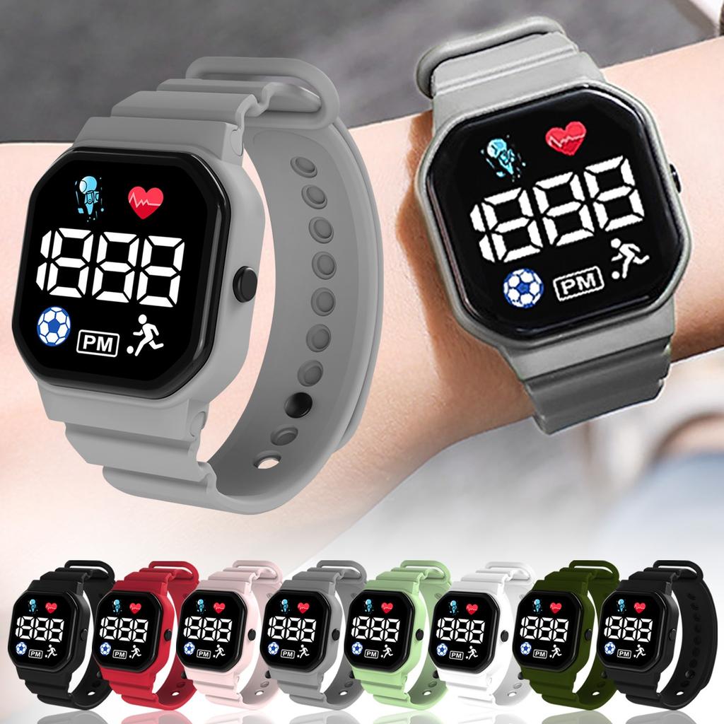 Children's Sports Watch Display Week Suitable For Outdoor Electronic Watch For Students
