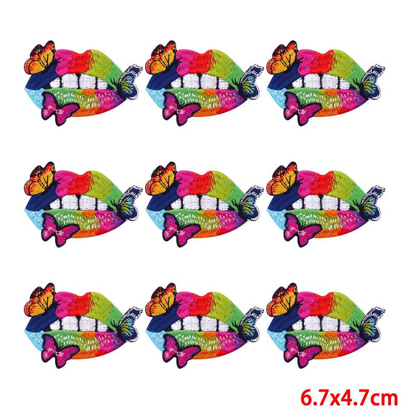 10 шт./лот, оптовая продажа, вышивка, железные нашивки для одежды, нашивки для одежды, куртки, декор, аппликация, принадлежности для шитья