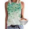 Summer Colorful Butterfly Floral 3D Print Tank Tops Women Streetwear Y2k Oversized Vest Off Shoulder Sleeveless Woman Camisole
