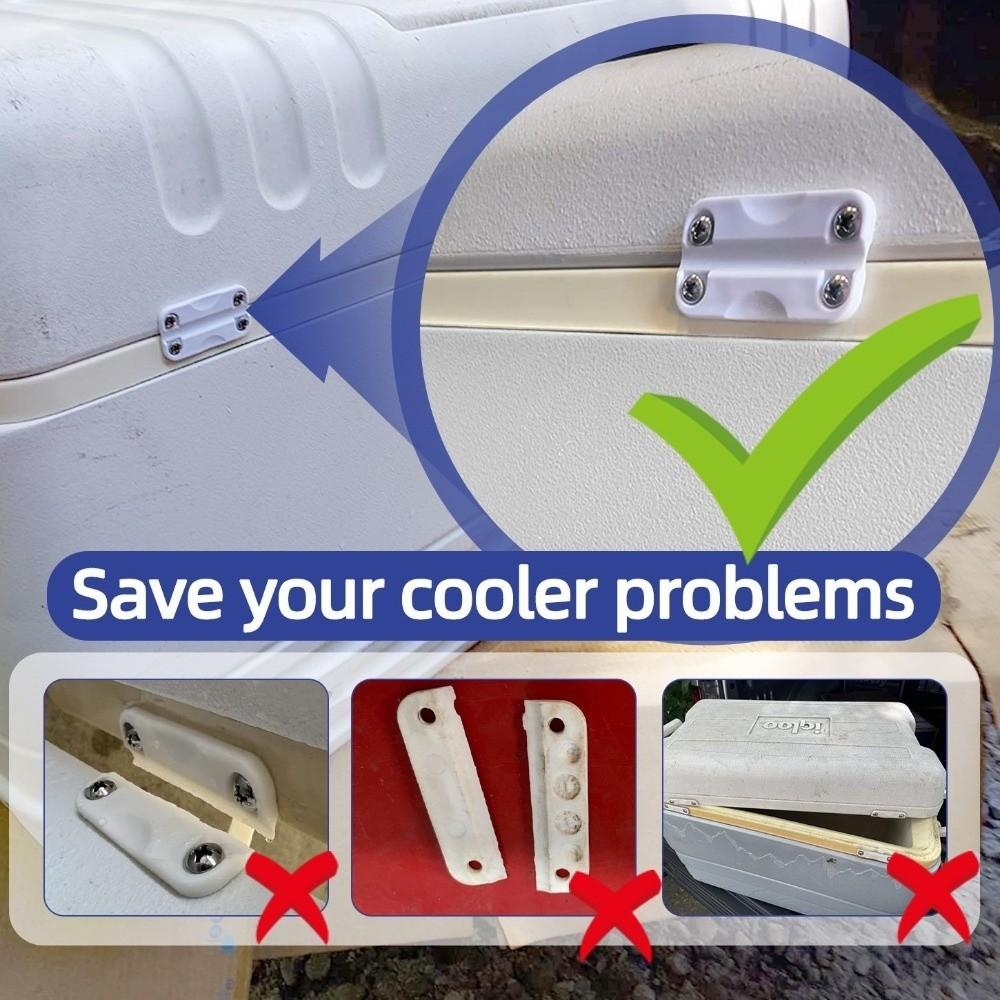 1 Set Metal Screws Included Cooler Hinge Kit Hinge and Latch Kit Rotomolded Coolers