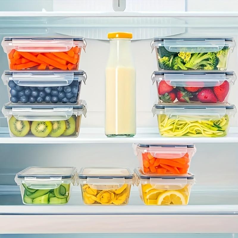 Набор герметичных контейнеров для хранения продуктов из 24 предметов, штабелируемые, для приготовления еды, закусок, кладовой, путешествий, с этикетками и маркером