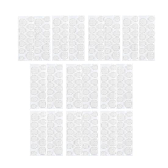 240 шт./компл. самоклеящиеся удобные стильные свежие стильные прозрачные желейные гель-прессы для ногтей маникюрный инструмент кончик ногтя