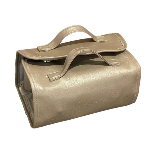 Сворачивающаяся косметичка Дорожная косметичка с 4 съемными прозрачными органайзерами для женщин Кошельки Складная туалетная