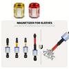 Powerful Magnetizer/Magnetic Coil Electric Screwdriver Drill Bit Demagnetization Tool For 6.35mm (1/4 ") Strong Magnetic Design