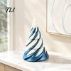 Fun Fingertip Toys for Kids Mini Christmas Tree Fidget Toy, Spiral Cone Toy Stress Two Color Plastic Ornaments Relief, Contrast Sensory Adults Holiday