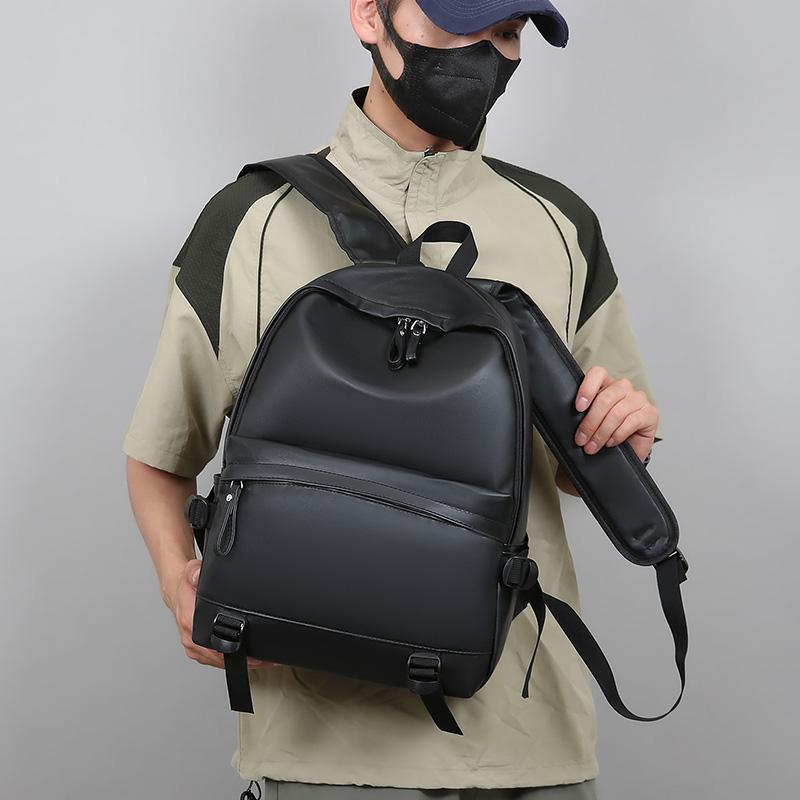 Рюкзак из искусственной кожи премиум-класса для студентов - Вместительная модная сумка для ноутбука для школы и путешествий