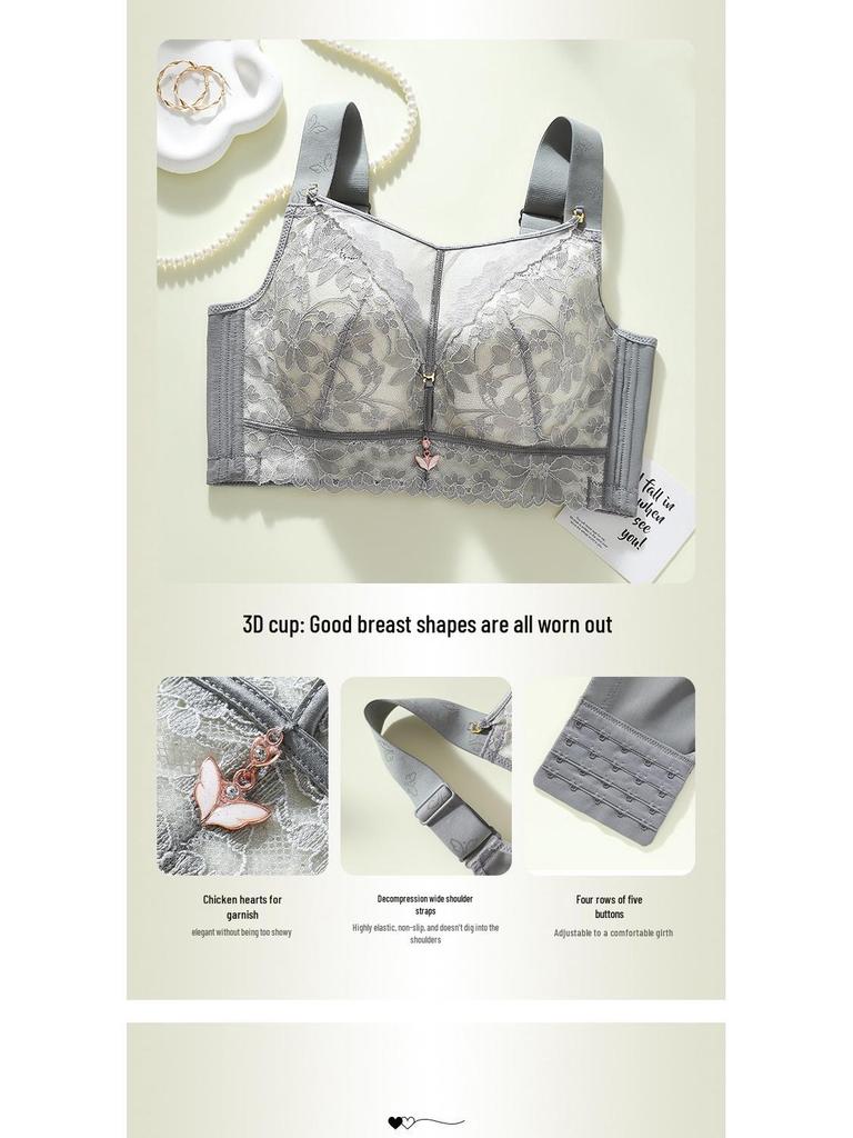 Women's Wire-Free Shaping Bra: Lift & Support, Slimming, Anti-Sagging.