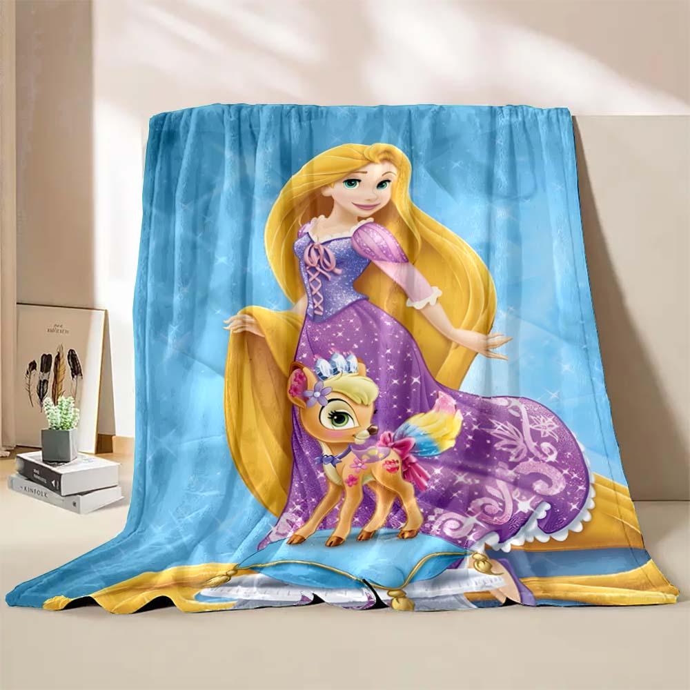 3D Princess Rapunzel Printing Blanket Kinds Adult Blanket Soft and Warm Bedding for Bed Sofa Travel Cover Blanket Holiday Gifts