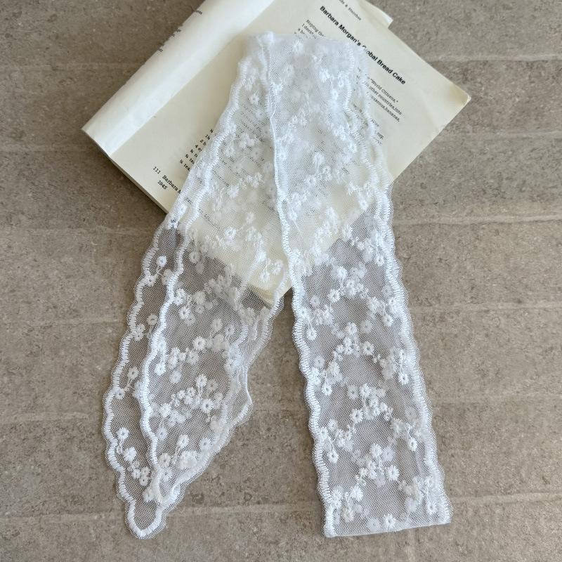 Unique Y2K Long Lace Waistband Floral Bow Lace Waist Belt Tie Up Thin Dress Jeans Belt Summer Accessories