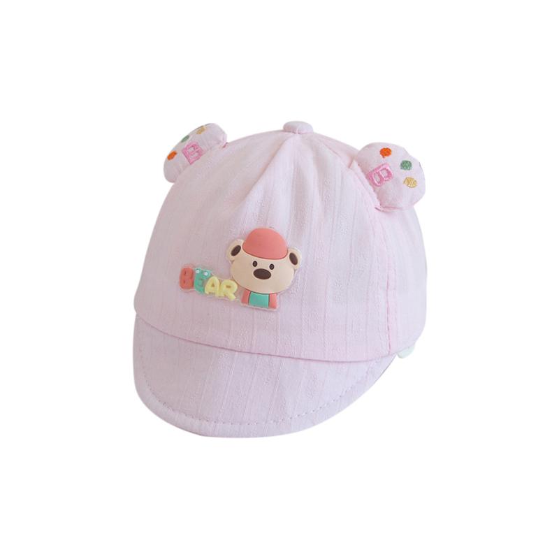 Детская шапка для детей 0-6 месяцев, солнцезащитный козырек, дышащая бейсболка с рисунком для мальчиков и девочек